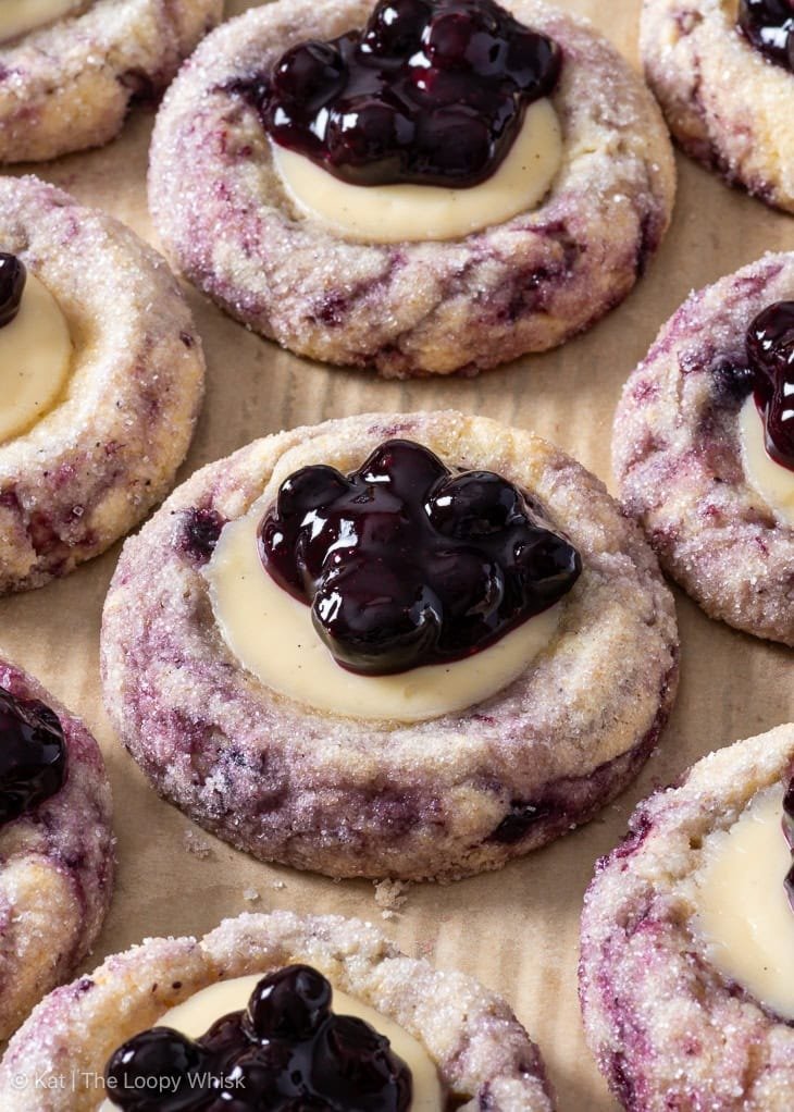 Gluten Free Blueberry Cheesecake Cookies
