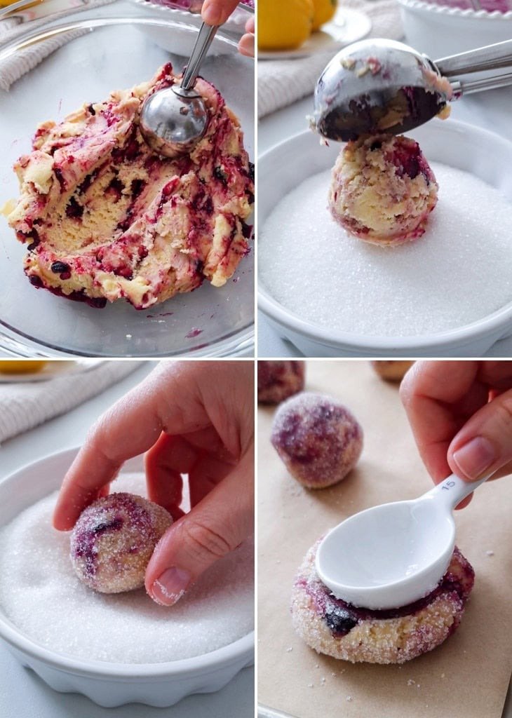 Gluten Free Blueberry Cheesecake Cookies