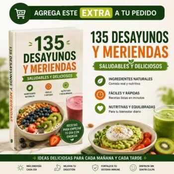 135 DESAYUNOS Y MERIENDAS ANTIINFLAMATORIAS